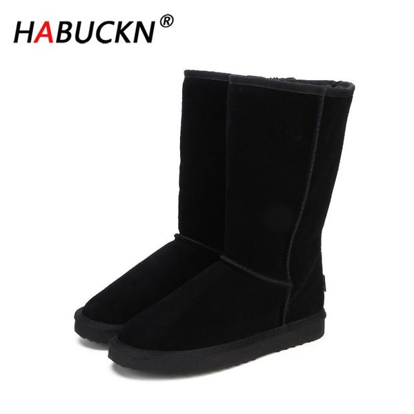 boots habuckn high snow for women winter shoes sheepskin leather fur lined big girls tall wool thigh large size, Black
boots habuckn high snow for women winter shoes sheepskin leather fur lined big girls tall wool thigh large size, Black