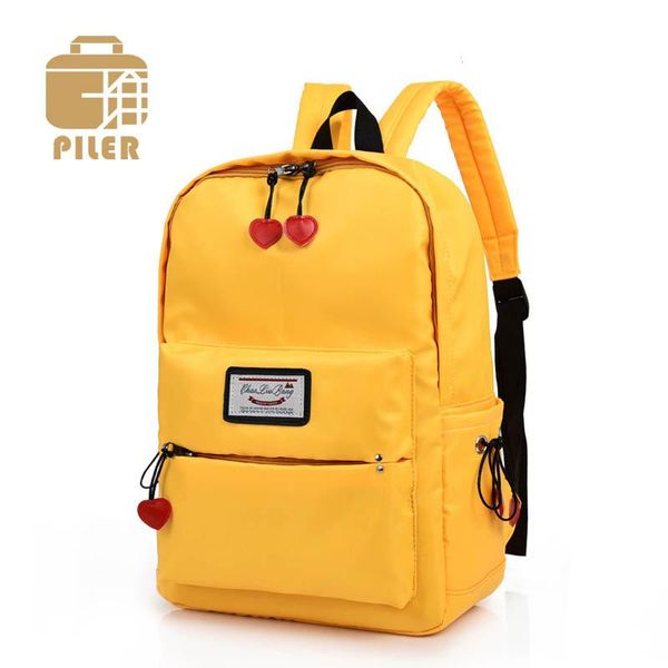 backpack nylon women pendant korean school student bag waterproof yellow for teenagers girls travel
backpack nylon women pendant korean school student bag waterproof yellow for teenagers girls travel