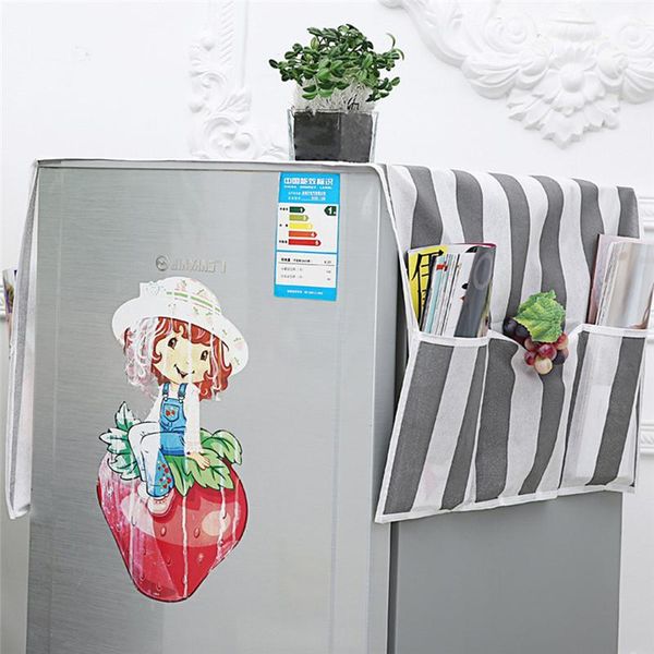 hanging baskets plaid refrigerator dust cover with pocket storage bag washing machine bags home appliance
hanging baskets plaid refrigerator dust cover with pocket storage bag washing machine bags home appliance