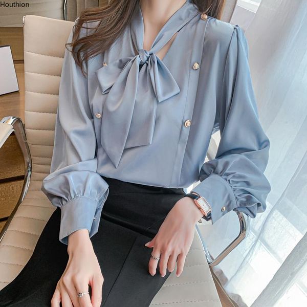 women's blouses & shirts houthion long-sleeved blouse silk bow satin fashion summer korean casual v-neck shirt, White
women's blouses & shirts houthion long-sleeved blouse silk bow satin fashion summer korean casual v-neck shirt, White