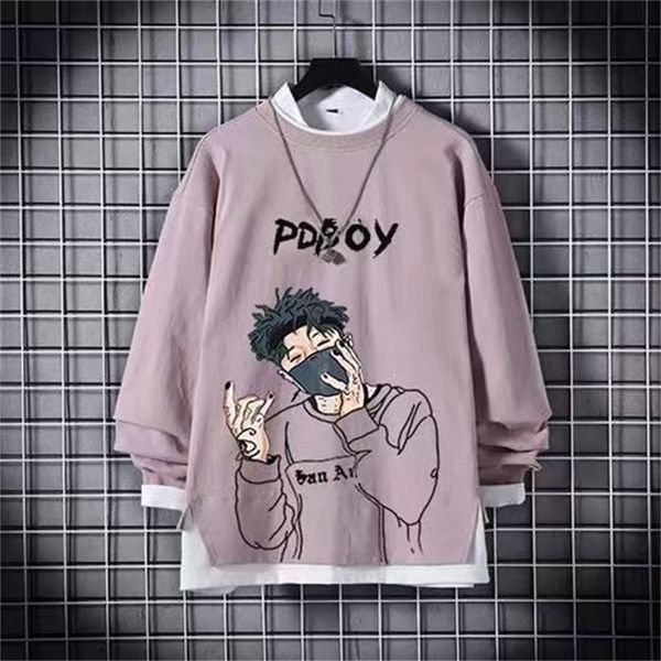 mens sweater men's 2021 spring and autumn long sleeve t-shirt trend loose versatile sweater ins tide br bottomed shirt clothes, Black
mens sweater men's 2021 spring and autumn long sleeve t-shirt trend loose versatile sweater ins tide br bottomed shirt clothes, Black