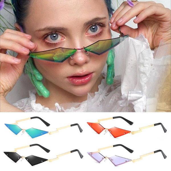 outdoor eyewear fashion diamond shape sunglasses for women retro rimless true film lens sun glasses ladies uv400 trending narrow
outdoor eyewear fashion diamond shape sunglasses for women retro rimless true film lens sun glasses ladies uv400 trending narrow