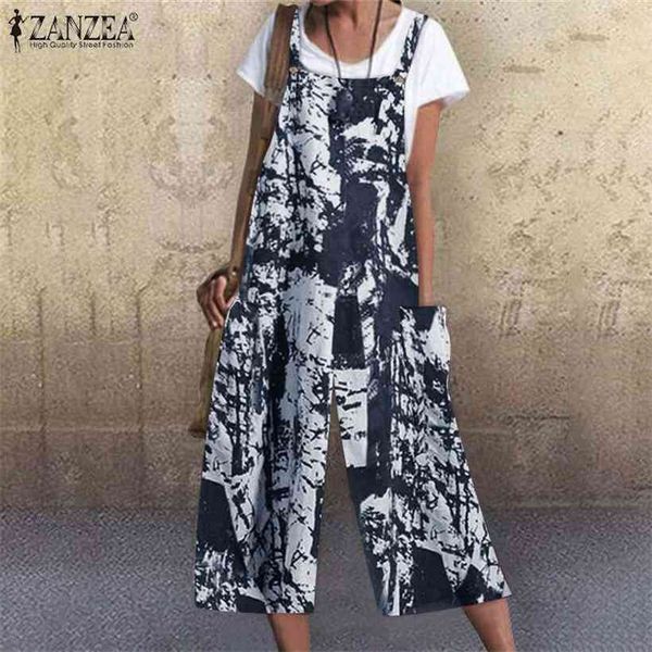 zanzea 2021 women printed rompers vintage jumpsuit female casual loose wide leg pants long beach geometric overalls plus size, Black;white
zanzea 2021 women printed rompers vintage jumpsuit female casual loose wide leg pants long beach geometric overalls plus size, Black;white