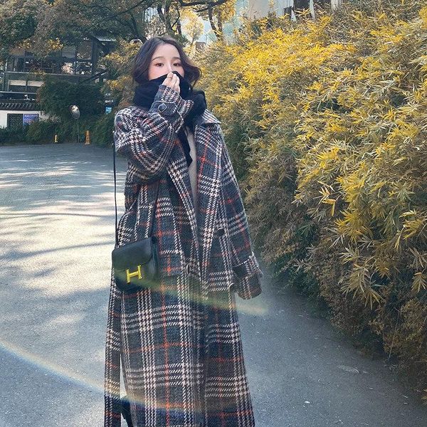 women's wool & blends jacket women coat printed winter autumn and plaid veste manteau femme, Black
women's wool & blends jacket women coat printed winter autumn and plaid veste manteau femme, Black