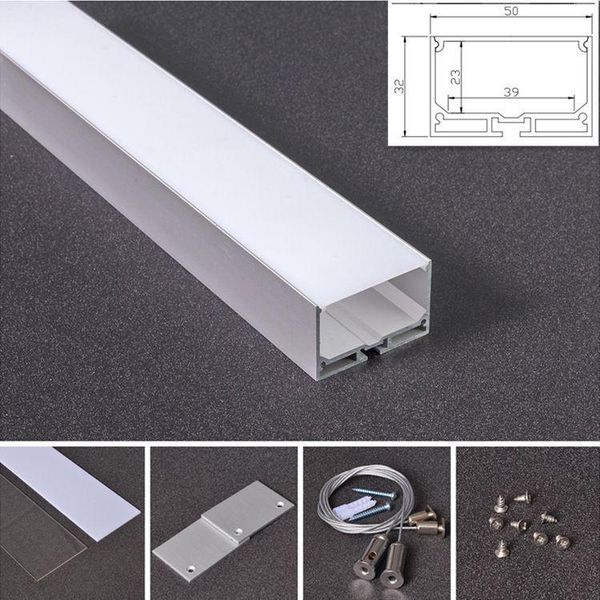 lamp covers & shades 1m/2m long 50mm*32mm size aluminum alloy profile with milky pc cover;with steel rope;aluminum led for strips light
lamp covers & shades 1m/2m long 50mm*32mm size aluminum alloy profile with milky pc cover;with steel rope;aluminum led for strips light