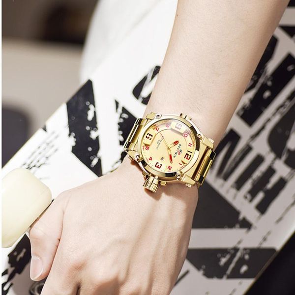 wristwatches 2021 men's watch locomotive racing with calendar steel band large dial temperament retro fashion handsome, Slivery;brown
wristwatches 2021 men's watch locomotive racing with calendar steel band large dial temperament retro fashion handsome, Slivery;brown