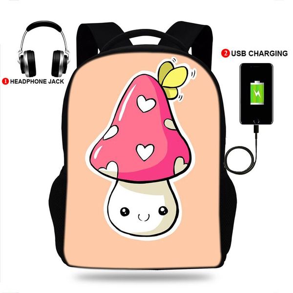 backpack 17-inch cute mushroom for teenagers usb charge print girls rucksack children school bag
backpack 17-inch cute mushroom for teenagers usb charge print girls rucksack children school bag