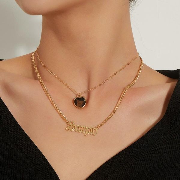 chokers trendy multilayered leopard heart necklace for women fashion gold scorpio letter pendant choker necklaces 2021trend jewelry gife, Golden;silver
chokers trendy multilayered leopard heart necklace for women fashion gold scorpio letter pendant choker necklaces 2021trend jewelry gife, Golden;silver