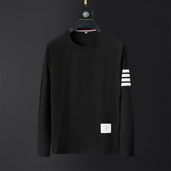 brand mens t shirts graphic autumn long sleeve clothes plus size homme korean style fashion black striped 210319, White;black
brand mens t shirts graphic autumn long sleeve clothes plus size homme korean style fashion black striped 210319, White;black