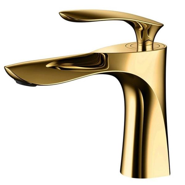 bathroom sink faucets golden basin faucet solid cooper made cold and deck european toilet wash mixed water taps