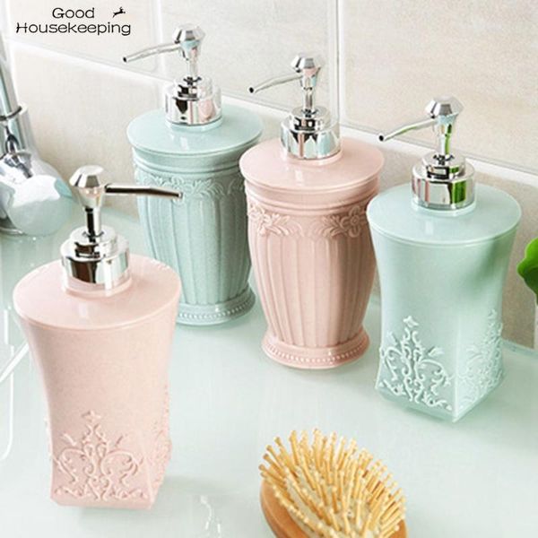 400ml liquid soap dispensers pressing carved plastic refillable distributor bathroom set accessories dispenser
400ml liquid soap dispensers pressing carved plastic refillable distributor bathroom set accessories dispenser