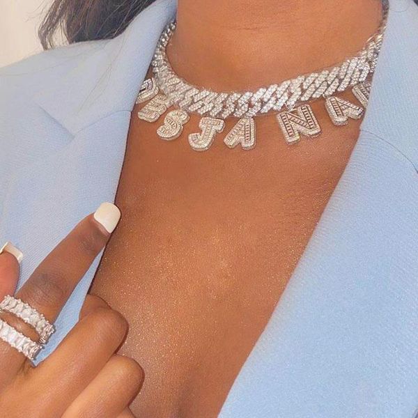 12mm bagnette zircon miami cuban link letter necklace gold silver color with diy letters cz choker joining together chain chokers, Golden;silver
12mm bagnette zircon miami cuban link letter necklace gold silver color with diy letters cz choker joining together chain chokers, Golden;silver