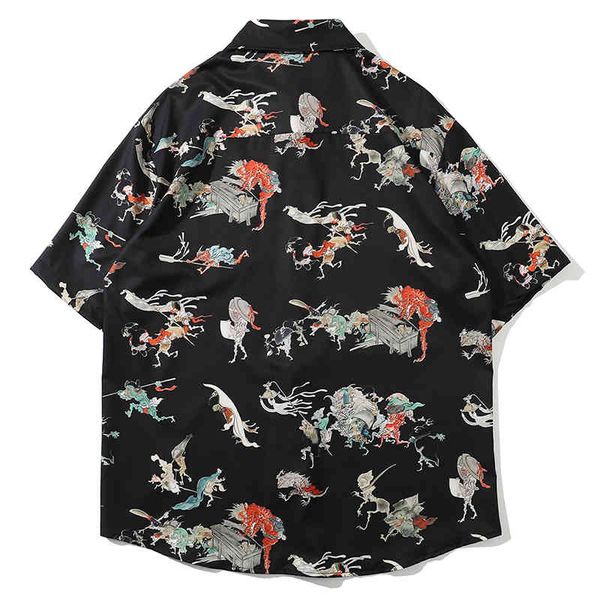 men's casual shirts aolamegs men shirt retro chinese style print baggy bermuda beach short sleeve fashion all-match couple streetwear h, White;black
men's casual shirts aolamegs men shirt retro chinese style print baggy bermuda beach short sleeve fashion all-match couple streetwear h, White;black