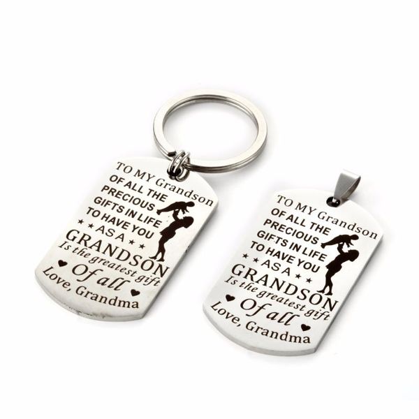 keychains mylongingcharm 1pc 304 stainless steel keychain-gifts to my grandson 22x39mm-love birthday gifts christimas, Silver
keychains mylongingcharm 1pc 304 stainless steel keychain-gifts to my grandson 22x39mm-love birthday gifts christimas, Silver