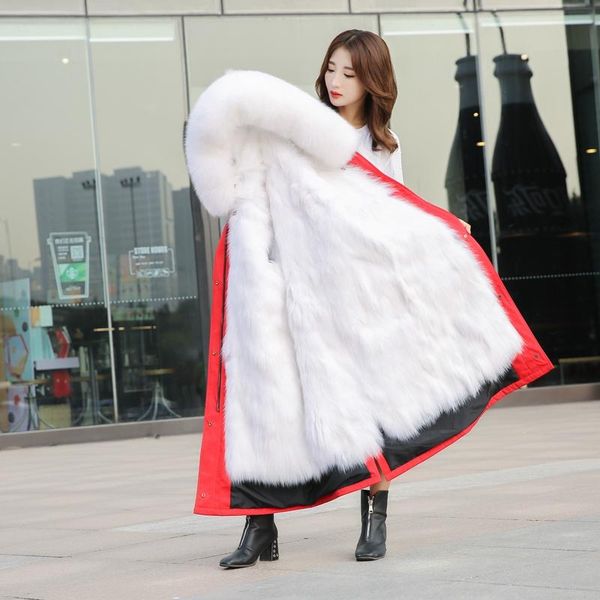 women's fur & faux women real parkas winter jacket 2021 fashion long coat classic casual outwear arrival, Black
women's fur & faux women real parkas winter jacket 2021 fashion long coat classic casual outwear arrival, Black
