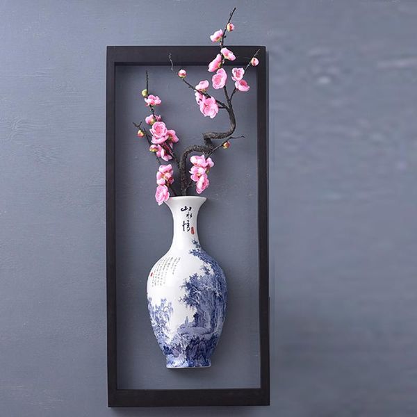 decorative objects & figurines chinese style blue and white porcelain wall hanging decor creative the vase living room tv setting me
decorative objects & figurines chinese style blue and white porcelain wall hanging decor creative the vase living room tv setting me