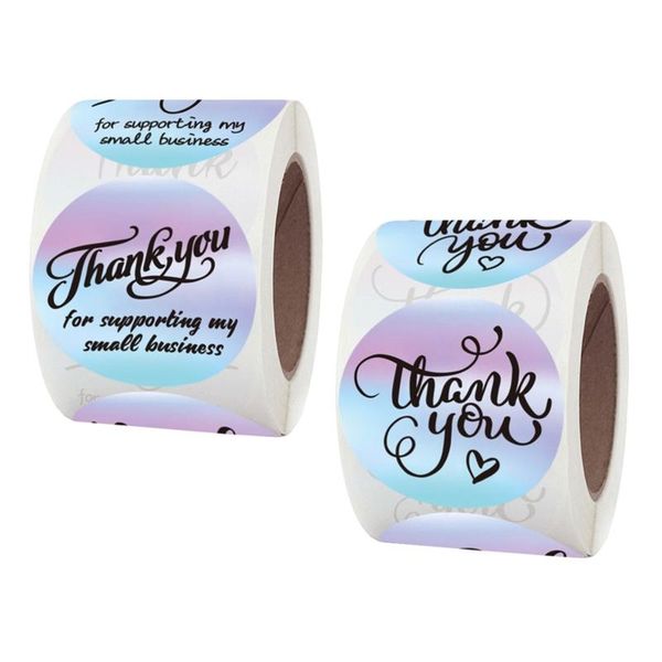 gift wrap 500pcs rainbow thank you sticker package box seal label scrapbooking decor l4mf
gift wrap 500pcs rainbow thank you sticker package box seal label scrapbooking decor l4mf