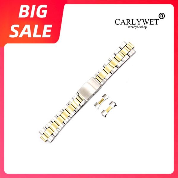watch bands carlywet 19 20mm grade silver gold brushed 316l solid stainless steel band belt strap bracelets for oyster, Black;brown
watch bands carlywet 19 20mm grade silver gold brushed 316l solid stainless steel band belt strap bracelets for oyster, Black;brown