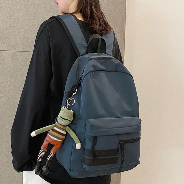 dcimor 2021 products backpack korean casual the large capacity school bags for students pure color women's travel bag
dcimor 2021 products backpack korean casual the large capacity school bags for students pure color women's travel bag