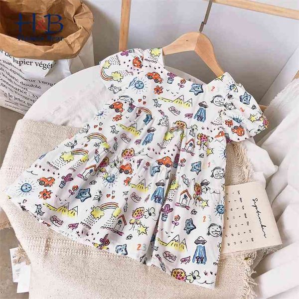 girls princess dress summer fashion cartoon printed puff sleeve kids design 210611, Red;yellow
girls princess dress summer fashion cartoon printed puff sleeve kids design 210611, Red;yellow