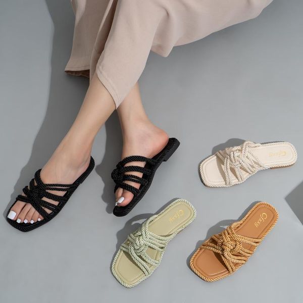 slippers summer solid color women's flat sandals open toe outdoor shoes fashion beach plus size, Black
slippers summer solid color women's flat sandals open toe outdoor shoes fashion beach plus size, Black