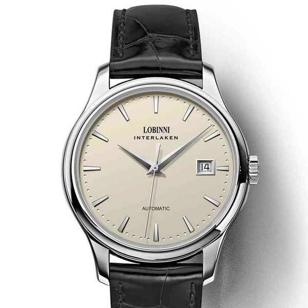 lobinni men automatic watches,mens luxury brand watch switzerland self wind mechanical wristwatch ultrathin waterproof clock, Silver
lobinni men automatic watches,mens luxury brand watch switzerland self wind mechanical wristwatch ultrathin waterproof clock, Silver