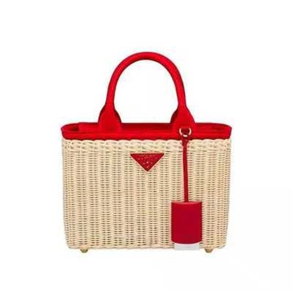 din will summer new fake rattan woven cowhide handbag vintage one shoulder leather large bucket, Black;red
din will summer new fake rattan woven cowhide handbag vintage one shoulder leather large bucket, Black;red