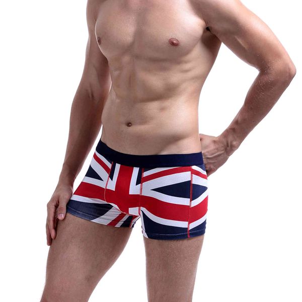 men's underpants seobean hibin boxers low waist leggings american flag pattern, Black;white
men's underpants seobean hibin boxers low waist leggings american flag pattern, Black;white