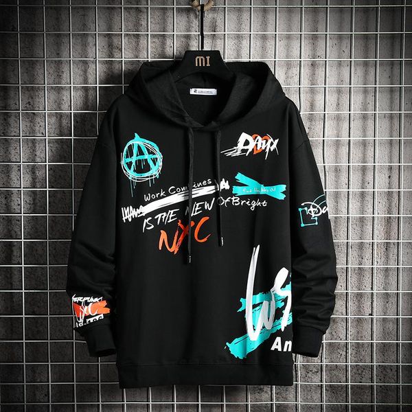men's hoodies & sweatshirts spring autumn japan fashion streetwear graphic men casual harajuku clothing pullovers, Black
men's hoodies & sweatshirts spring autumn japan fashion streetwear graphic men casual harajuku clothing pullovers, Black