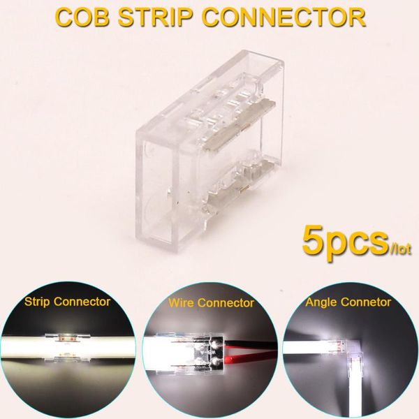 strips 5pcs cob led strip fast connector for 8mm 10mm width tape fob solderless joint wire connectors
strips 5pcs cob led strip fast connector for 8mm 10mm width tape fob solderless joint wire connectors
