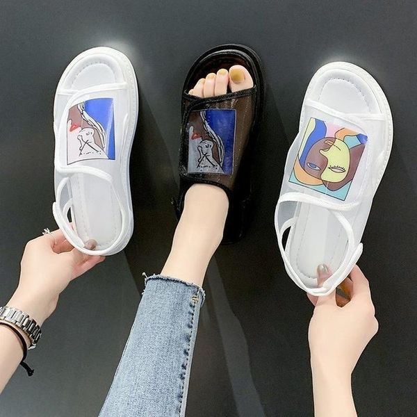 sandals summer women mesh printing flat outdoor casual fashion open toe beach comfortable platform female shoes, Black
sandals summer women mesh printing flat outdoor casual fashion open toe beach comfortable platform female shoes, Black