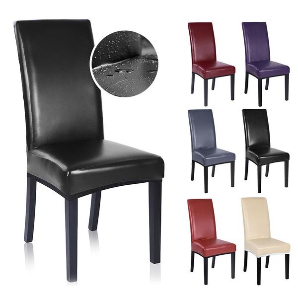 pcs waterproof pu leather dining chair cover solid color stretch protector covers for dinging living room
pcs waterproof pu leather dining chair cover solid color stretch protector covers for dinging living room