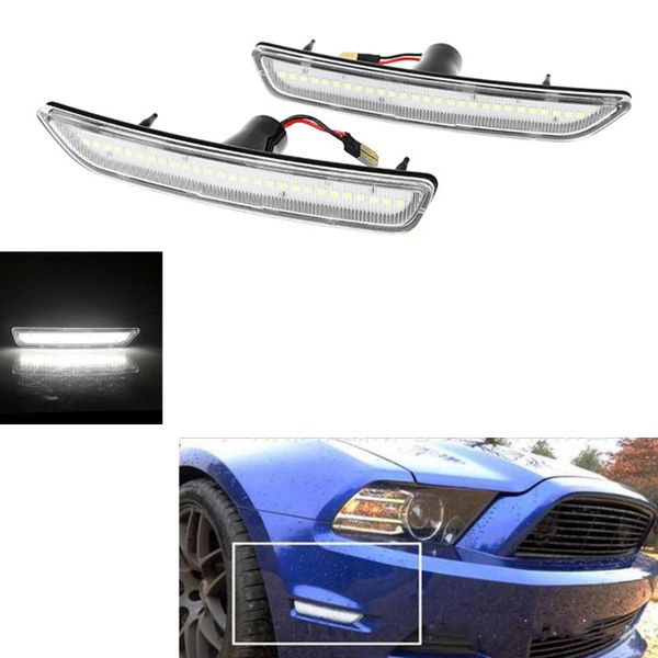 emergency lights 2pcs clear-white front bumper led side light for 2010 2011-2014 mustang gt turn lamp cover singal lighting bulbs 12v 1a
emergency lights 2pcs clear-white front bumper led side light for 2010 2011-2014 mustang gt turn lamp cover singal lighting bulbs 12v 1a