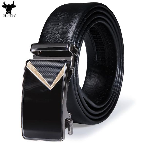 belts hi-tie designer black genuine leather mens gold automatic buckles ratchet waistband belt for men dress jeans trouser, Black;brown
belts hi-tie designer black genuine leather mens gold automatic buckles ratchet waistband belt for men dress jeans trouser, Black;brown