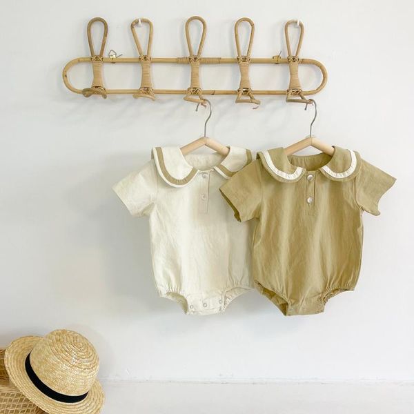 summer toddler baby boy girl fashion cute cotton short sleeve bodysuits infant lapel casual thin breathable clothes rompers, Blue
summer toddler baby boy girl fashion cute cotton short sleeve bodysuits infant lapel casual thin breathable clothes rompers, Blue