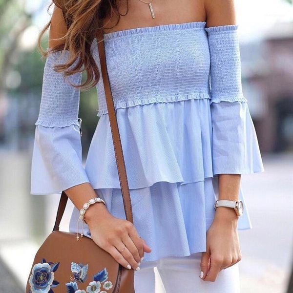 women's blouses & shirts slash neck shirt festivals classics elegance women off shoulder long sleeve cool loose casual blouse xxl, White
women's blouses & shirts slash neck shirt festivals classics elegance women off shoulder long sleeve cool loose casual blouse xxl, White