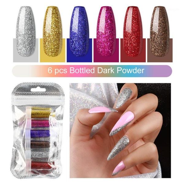6pcs/bag nail decoration glitter powder with bottle crystal diamond for uv gel acrylic art shiny art1, Silver;gold
6pcs/bag nail decoration glitter powder with bottle crystal diamond for uv gel acrylic art shiny art1, Silver;gold