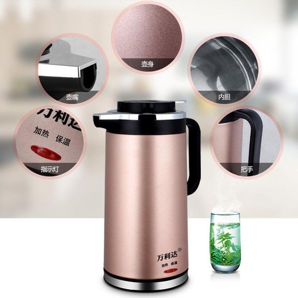 electric kettles 1.8l 220v kettle quick heating water boiler stainless steel heater teapot double-layer heat preservation
electric kettles 1.8l 220v kettle quick heating water boiler stainless steel heater teapot double-layer heat preservation