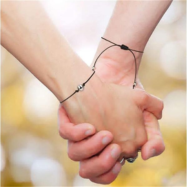 link, chain 2pc/set bead bracelet men women wish jewelry multi color string braiding couple bracelets for party/birthday gifts, Black
link, chain 2pc/set bead bracelet men women wish jewelry multi color string braiding couple bracelets for party/birthday gifts, Black