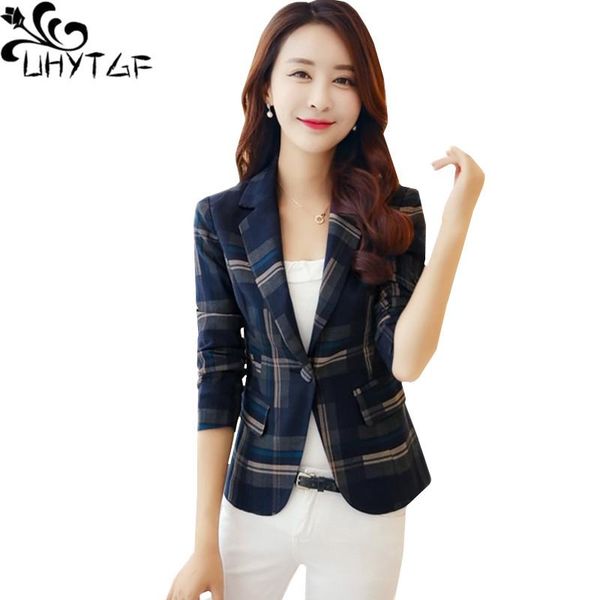 women's jackets uhytgf fashion spring coat korean plaid small suit elegant women short jacket casual female slim plus size outerwear47, Black;brown
women's jackets uhytgf fashion spring coat korean plaid small suit elegant women short jacket casual female slim plus size outerwear47, Black;brown