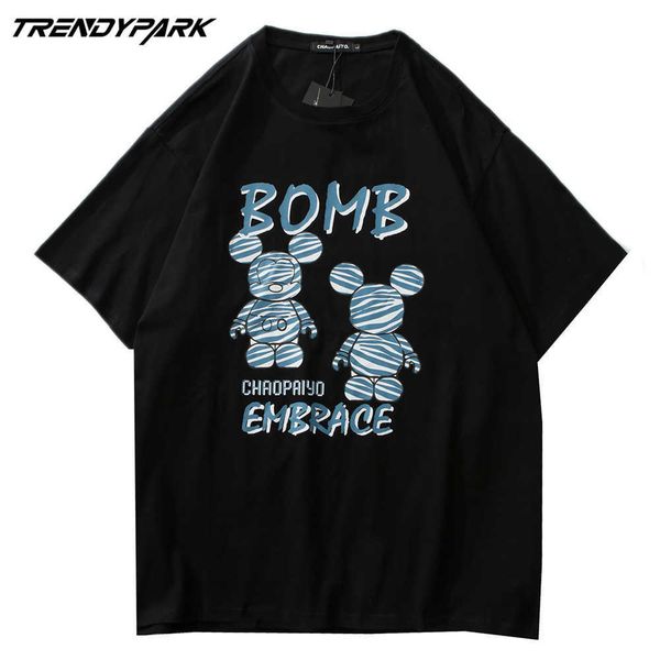 tshirt men cartoon printed summer short sleeve tee hip hop oversized cotton casual harajuku streetwear tshirts clothing 210601, White;black
tshirt men cartoon printed summer short sleeve tee hip hop oversized cotton casual harajuku streetwear tshirts clothing 210601, White;black