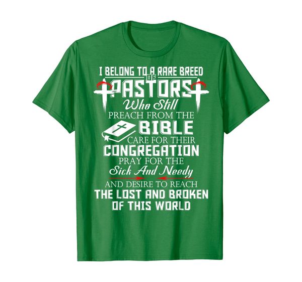 i belong to a rare breed of pastors t shirt gift christian, White;black