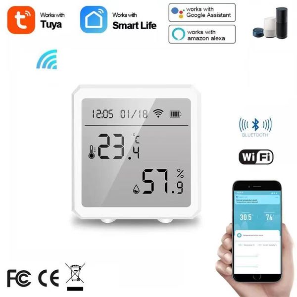 smart home control tuya wifi temperature and humidity sensor indoor hygrometer thermometer detector support alexa google life
smart home control tuya wifi temperature and humidity sensor indoor hygrometer thermometer detector support alexa google life