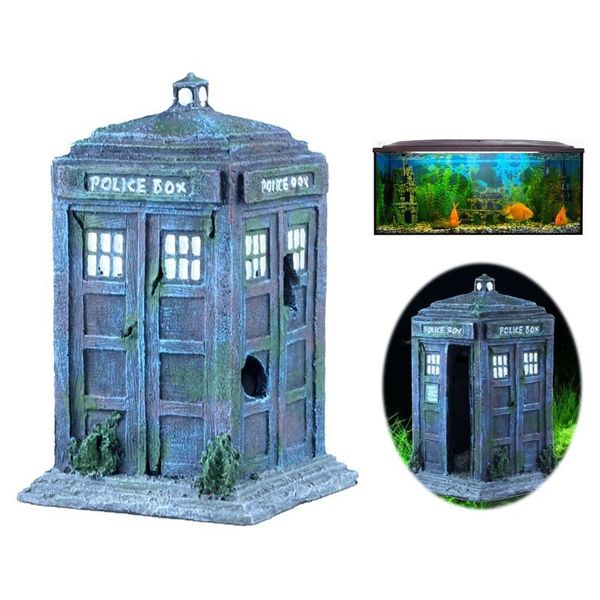 retro phone booth style fish tank landscaping ornament simulation crafts decor decorations
retro phone booth style fish tank landscaping ornament simulation crafts decor decorations