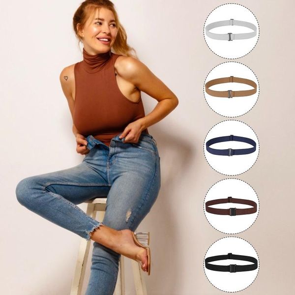 belts women stretch belt invisible elastic web strap with flat buckle for jeans pants dresses adjustable simple lazy, Black;brown
belts women stretch belt invisible elastic web strap with flat buckle for jeans pants dresses adjustable simple lazy, Black;brown