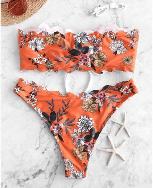 women's swimwear 2021 swimsuit with thin belt and bra printing bikini front lace detachable pad, White;black
women's swimwear 2021 swimsuit with thin belt and bra printing bikini front lace detachable pad, White;black
