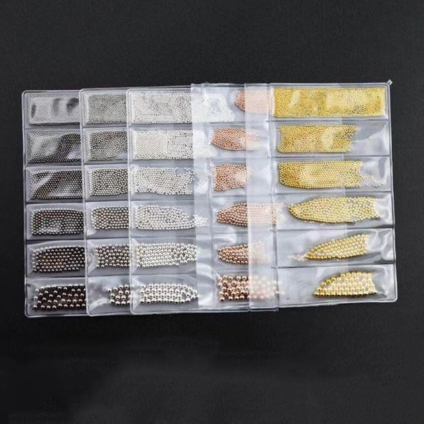 nail art decorations 6 sizes/pack studs steel beads stainless mini ball mixed caviar zircon 3d metal crystal charms, Silver;gold
nail art decorations 6 sizes/pack studs steel beads stainless mini ball mixed caviar zircon 3d metal crystal charms, Silver;gold