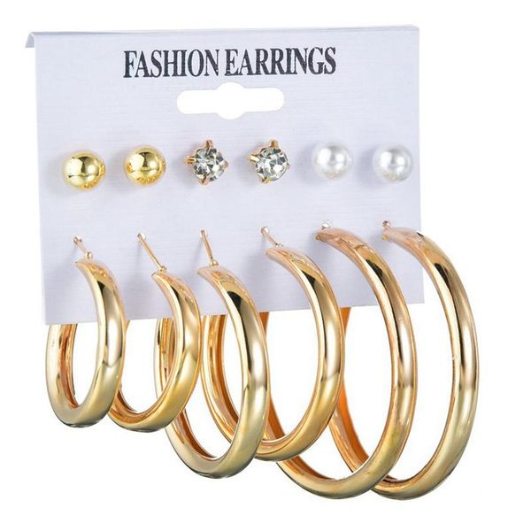 pcs set european and american exaggerated big ring earrings ear stud trendy large circle jewelery, Golden;silver
pcs set european and american exaggerated big ring earrings ear stud trendy large circle jewelery, Golden;silver