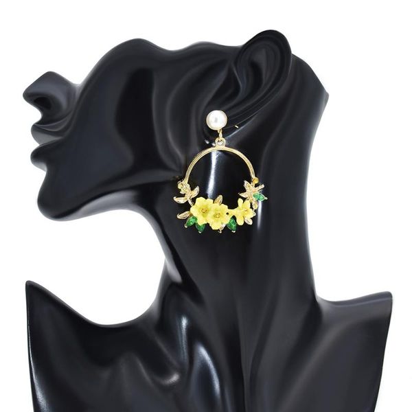 hoop & huggie japanese and korean style cute round flower earrings for women gold-plated pearl circle jewelry gift girls, Golden;silver
hoop & huggie japanese and korean style cute round flower earrings for women gold-plated pearl circle jewelry gift girls, Golden;silver