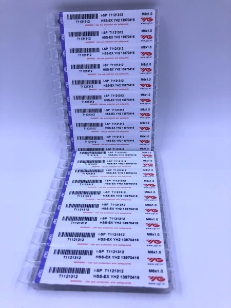 hand tools t1121 series original korea yg hss-ex spiral flute taps for carbon steels & alloy steel cnc tool m2-m24 10pcs/lot
hand tools t1121 series original korea yg hss-ex spiral flute taps for carbon steels & alloy steel cnc tool m2-m24 10pcs/lot